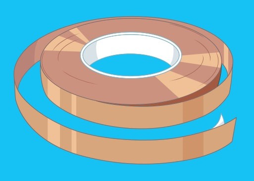 Copper grounding tape